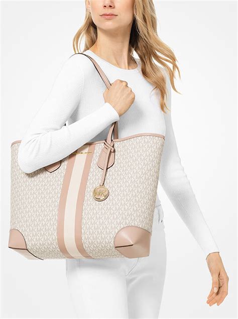 michael kors eva neoprene tote|Eva Large Logo Tote .